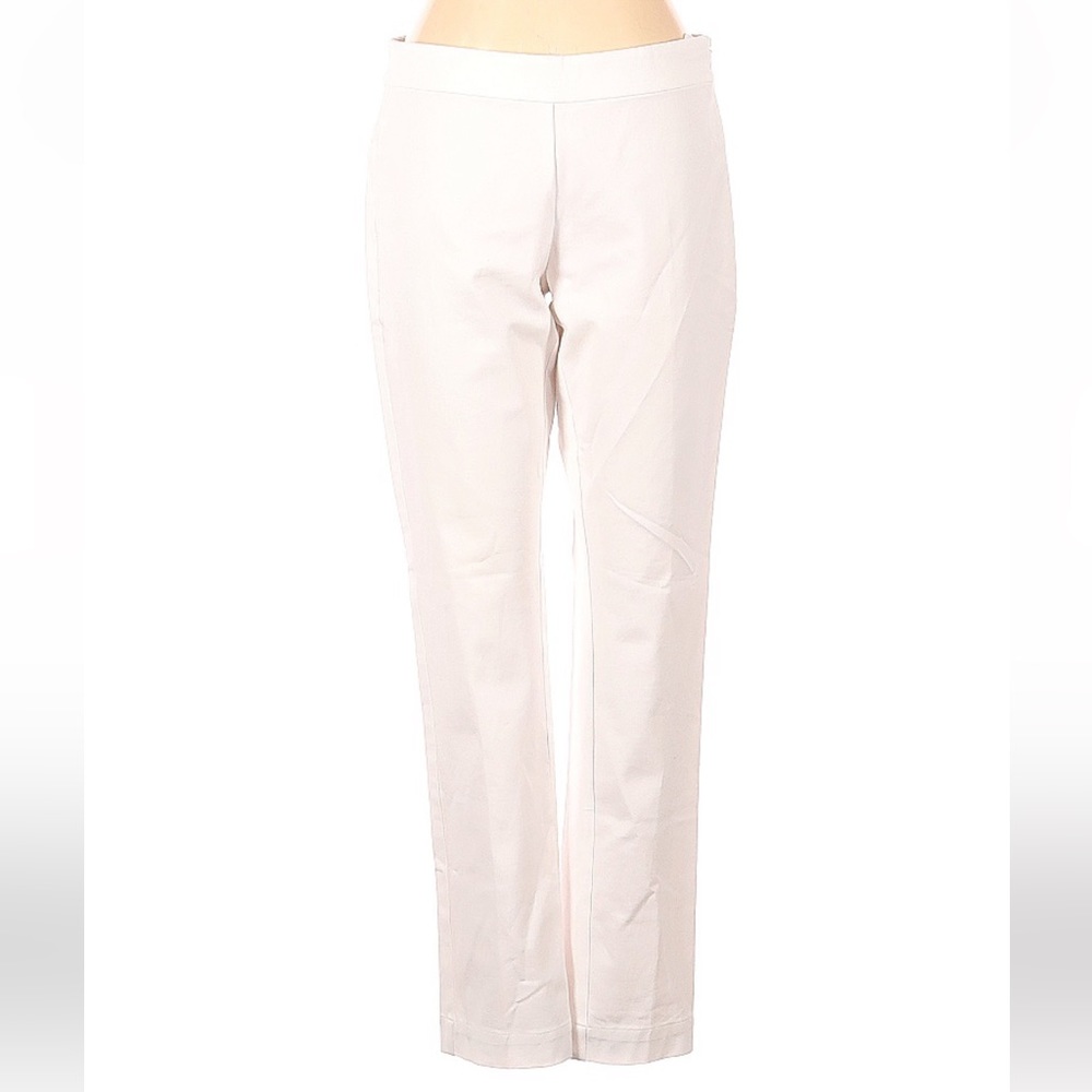 Eileen Fisher Petite White Ankle Cropped Slacks